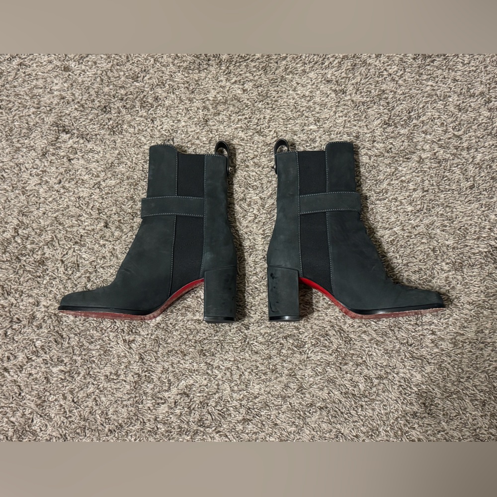 Christian Louboutin CL Chelsea Booty Ankle Boots|34 - Picture 3 of 11